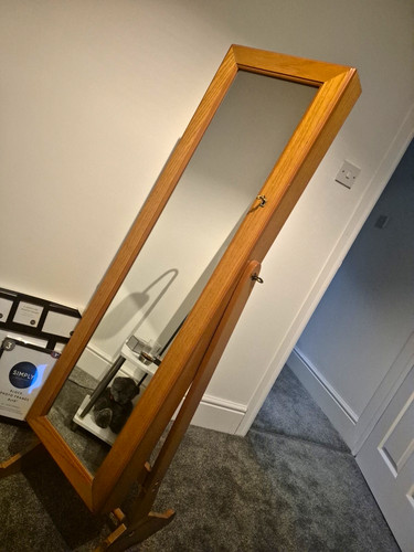 Freestanding full length wood - freestanding,