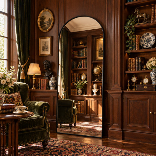 Arched floor mirror 165x60cm - floor,